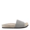 Brunello Cucinelli Monili Flat Pool Slide Sandals