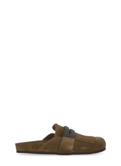 Brunello Cucinelli Sandals In Brown