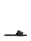 Brunello Cucinelli Monili-embellished Leather Slides In Black