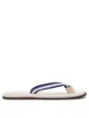 Brunello Cucinelli Ivory Pool Slides