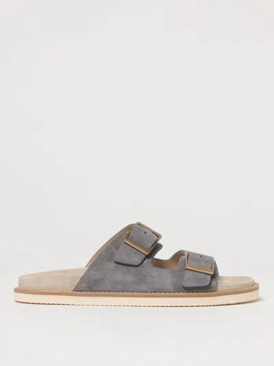 BRUNELLO CUCINELLI SANDALS BRUNELLO CUCINELLI MEN COLOR AVION,425390031