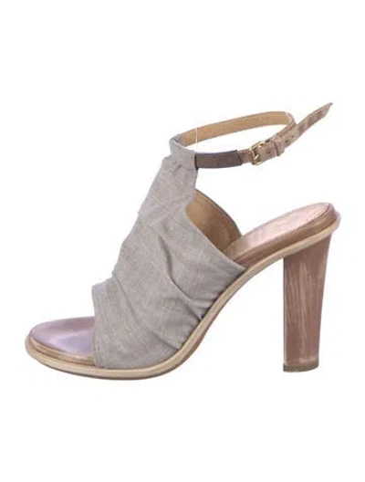 Pre-owned Brunello Cucinelli Sandals In Gray