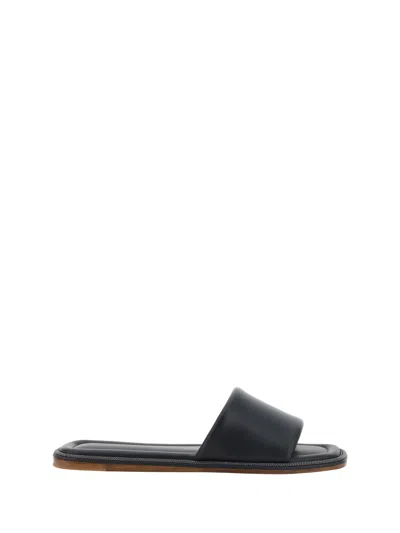 Brunello Cucinelli Flat Sandals  Woman Color Black