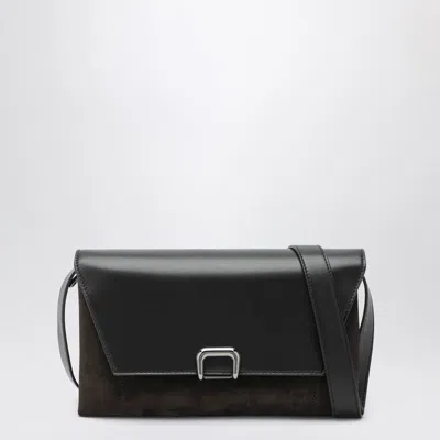 BRUNELLO CUCINELLI BRUNELLO CUCINELLI SARTORIAL BROWN SUEDE AND CALF LEATHER BAG