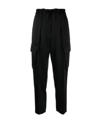 Brunello Cucinelli Sartorial Cargo Trousers In Black