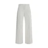 Brunello Cucinelli Sartorial Flared Pants In White