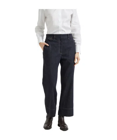 Brunello Cucinelli Sartorial Jeans In White