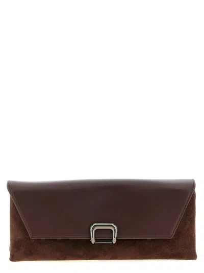Brunello Cucinelli Sartorial' Pouch In Burgundy