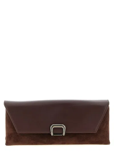 Brunello Cucinelli 'sartorial' Pouch In Red