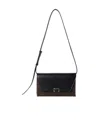 Brunello Cucinelli Suede And Leather Sartorial Cross-body Bag In Black
