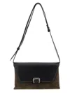 Brunello Cucinelli Suede And Leather Sartorial Cross-body Bag In Brown