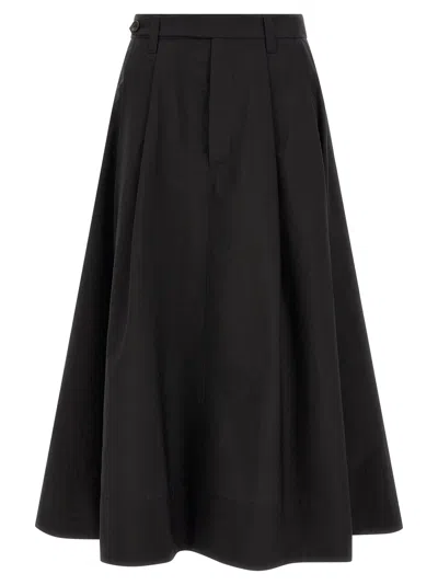 Brunello Cucinelli 'sartorial' Skirt In Black