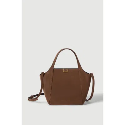 Brunello Cucinelli Sartorial Small Bucket Bag In Brown