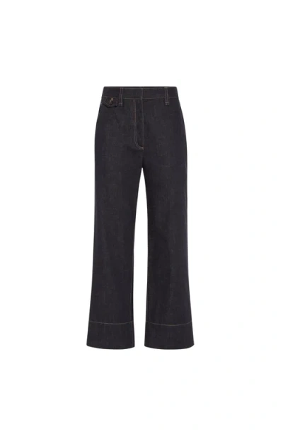 Brunello Cucinelli Sartorial Square Trousers In Black