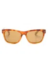 Brunello Cucinelli Eckige Sonnenbrille In Schildpattoptik