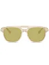 Brunello Cucinelli Acetate Bc4001s Sunglasses In Yellow