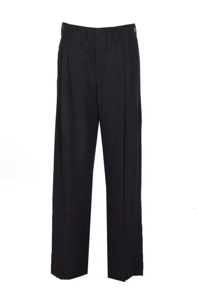 Brunello Cucinelli Sartorial Track Trousers In Fluid Twill Wool Crepe