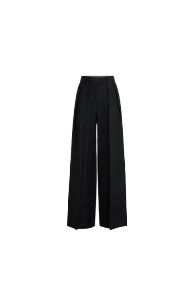 Brunello Cucinelli Sartorial Wide Trousers In Black