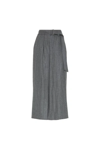 BRUNELLO CUCINELLI BRUNELLO CUCINELLI SARTORIAL WRAP SKIRT