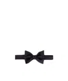 Brunello Cucinelli Duchesse Satin Bow Tie In Black