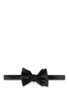 Brunello Cucinelli Cotton-silk Bow Tie In Black