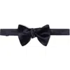 Brunello Cucinelli Satin Bowtie In Black