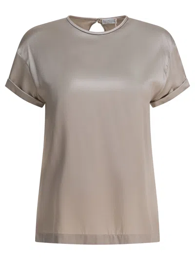 Brunello Cucinelli Short Sleeve Blouse