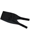 Brunello Cucinelli Silk And Cotton Satin Cummerbund In Black