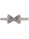 Brunello Cucinelli Cotton And Silk Satin Bow Tie In Grey
