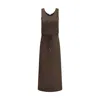 Brunello Cucinelli Maxi Dress With Drawstring Waist