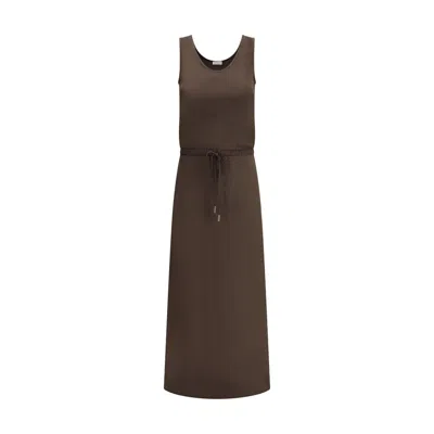 BRUNELLO CUCINELLI SATIN LONG DRESS