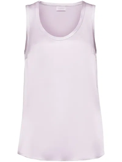 BRUNELLO CUCINELLI SATIN REVERSIBLE TANK TOP