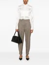 Brunello Cucinelli Satin Shirt In Neutrals