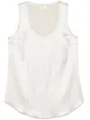 Brunello Cucinelli Women Reversible Top In Grey