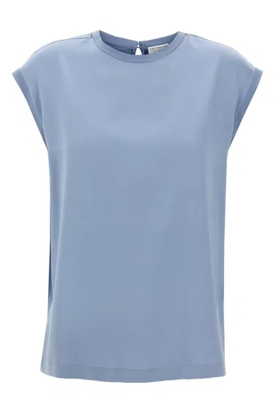 BRUNELLO CUCINELLI BRUNELLO CUCINELLI SATIN T-SHIRT