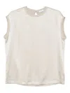 Brunello Cucinelli Sleeveless Round-neck Top