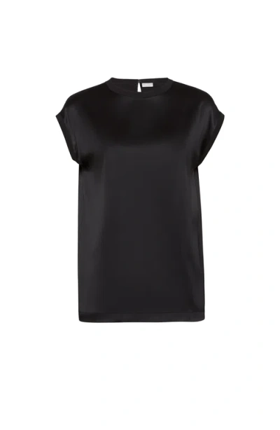 BRUNELLO CUCINELLI BRUNELLO CUCINELLI SATIN T-SHIRT