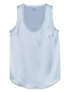 Brunello Cucinelli Crew Neck Vest In Blue