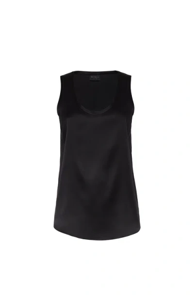 BRUNELLO CUCINELLI BRUNELLO CUCINELLI SATIN TOP