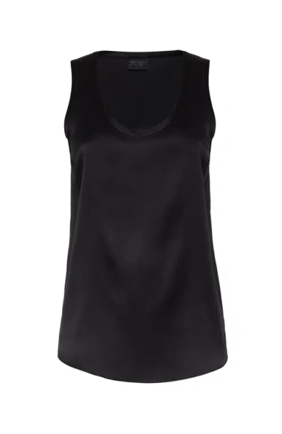 BRUNELLO CUCINELLI BRUNELLO CUCINELLI SATIN TOP