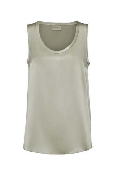 BRUNELLO CUCINELLI BRUNELLO CUCINELLI SATIN TOP