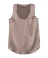 Brunello Cucinelli Women Reversible Top In Nude
