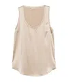 Brunello Cucinelli Women Reversible Top In Nude