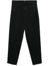 Brunello Cucinelli Satin Trousers In Black
