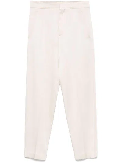 Brunello Cucinelli Satin Trousers In Multicolor