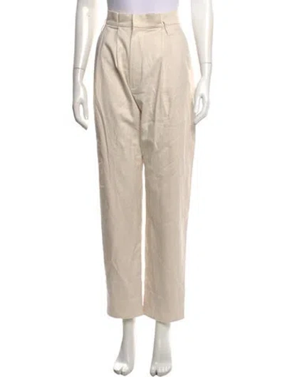 Pre-owned Brunello Cucinelli Satin Wide Leg Pants In Neutrals