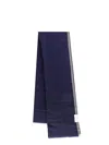 Brunello Cucinelli Cashmere Scarf With Contrasting Profile
