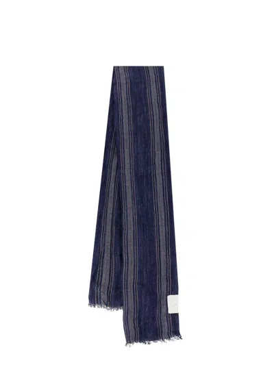 Brunello Cucinelli Scarf In Blue