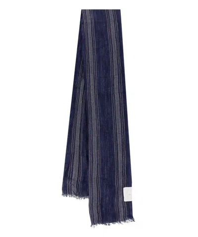 Brunello Cucinelli Scarf In Blue