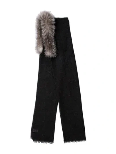 Pre-owned Brunello Cucinelli Scarf In Gray